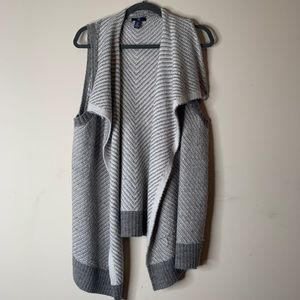 Grey Open Sweater